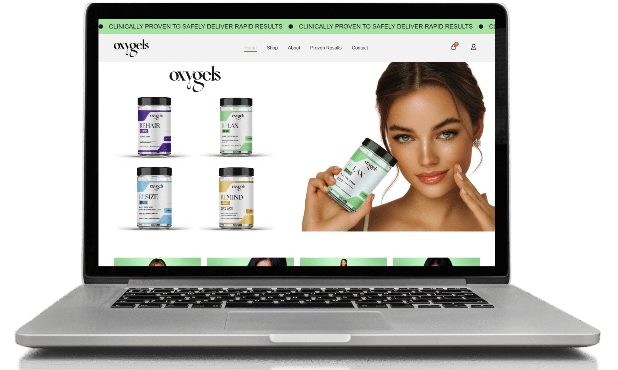 Oxygels Laptop